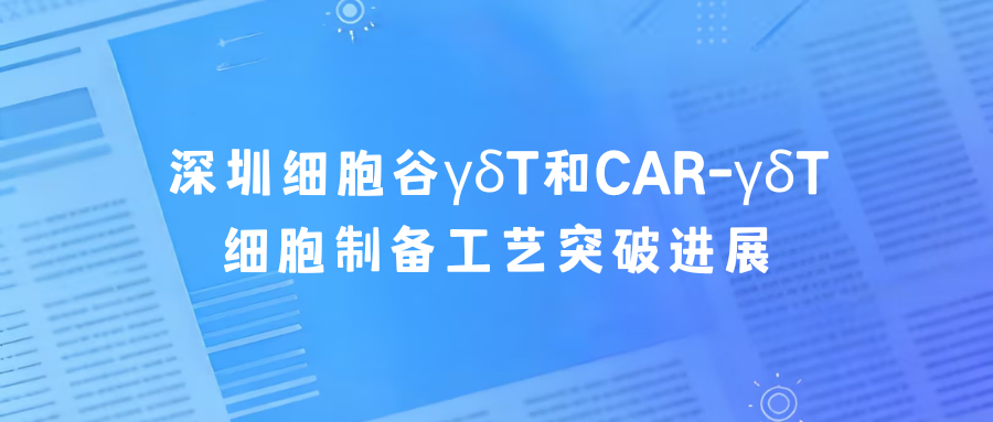 科研赋能|深圳evo真人视讯γδT和CAR-γδT细胞制备工艺突破进展